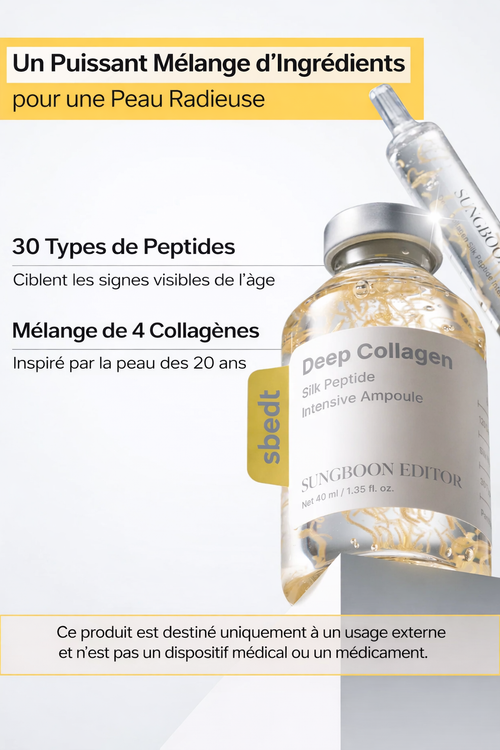 Ampoule coréenne au collagène de soie
