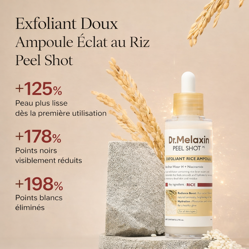 Dr. Melaxin - Exfoliant Coréen Peel Shot Riz Blanc